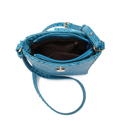 Virelle Croc Crossbody