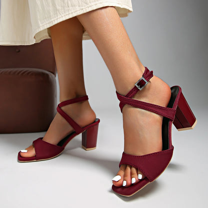 Luna Grace Block Heel