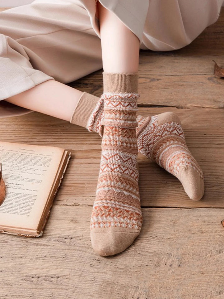 Wool & Willow Embroidered Socks