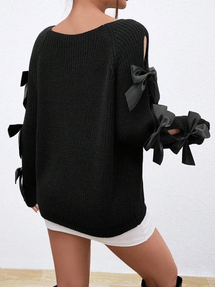 Isabelle Bow Sleeve Sweater