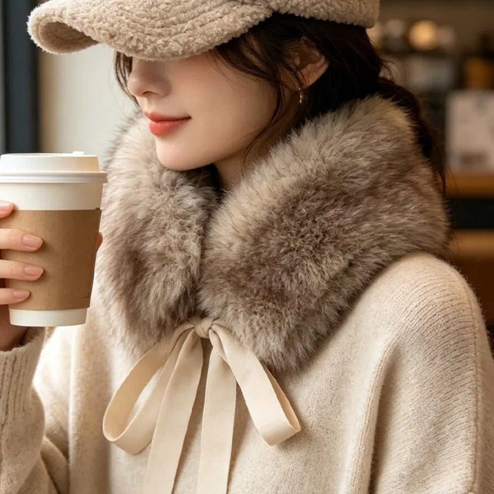 Odile Fur Collar Scarf