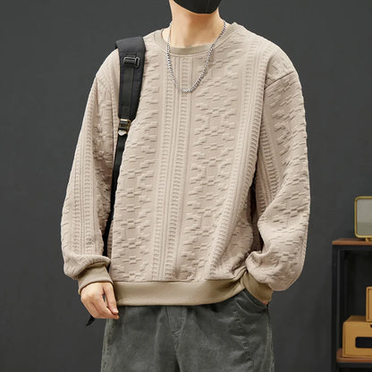Wolfe Textured Crewneck