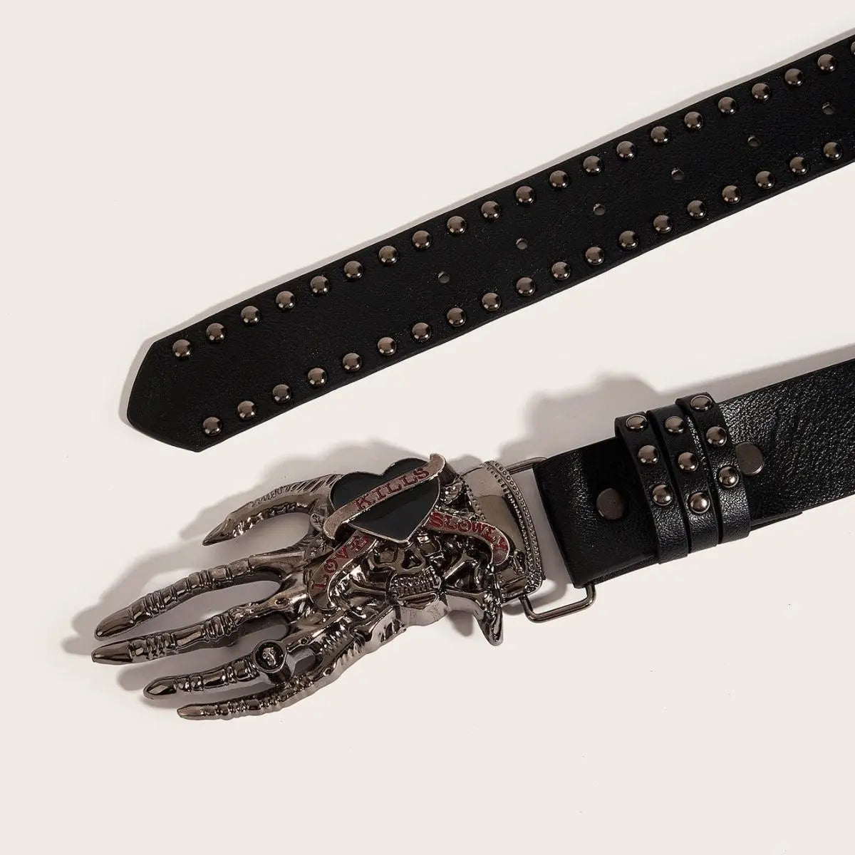 Love Kills Studded Belt