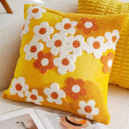 Daisy Tufted Pillow Covers