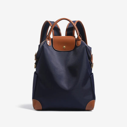 Isabelle Leather-Trim Backpack
