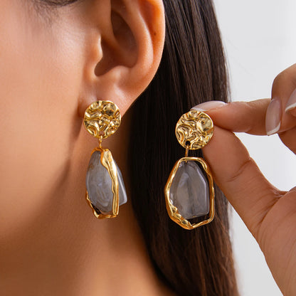 Gabriella Sculpted Drop Earrings
