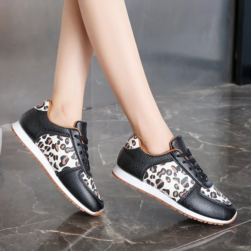 Reese Leopard Sneakers