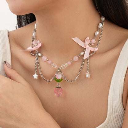 Estelle Layered Pearl Necklace