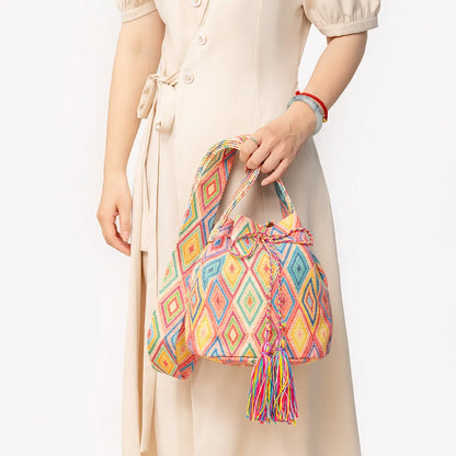 Mira Mosaic Bucket Bag
