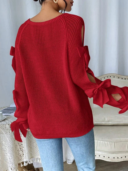 Isabelle Bow Sleeve Sweater