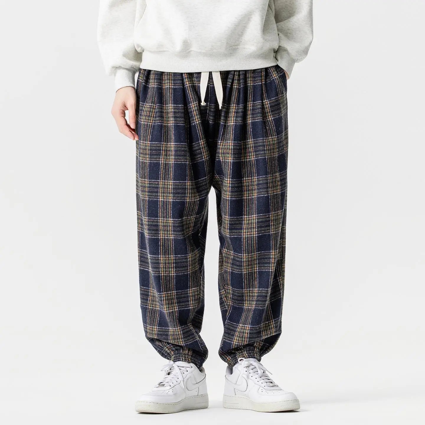 Hudson Plaid Joggers