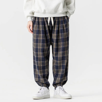 Hudson Plaid Joggers