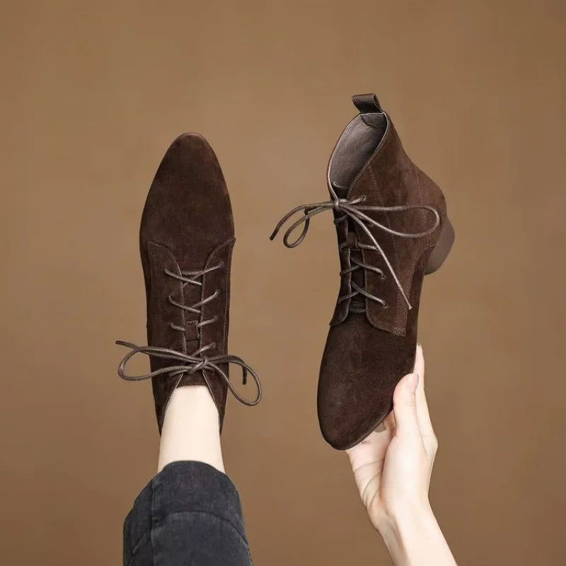 Léa Suede Ankle Boots