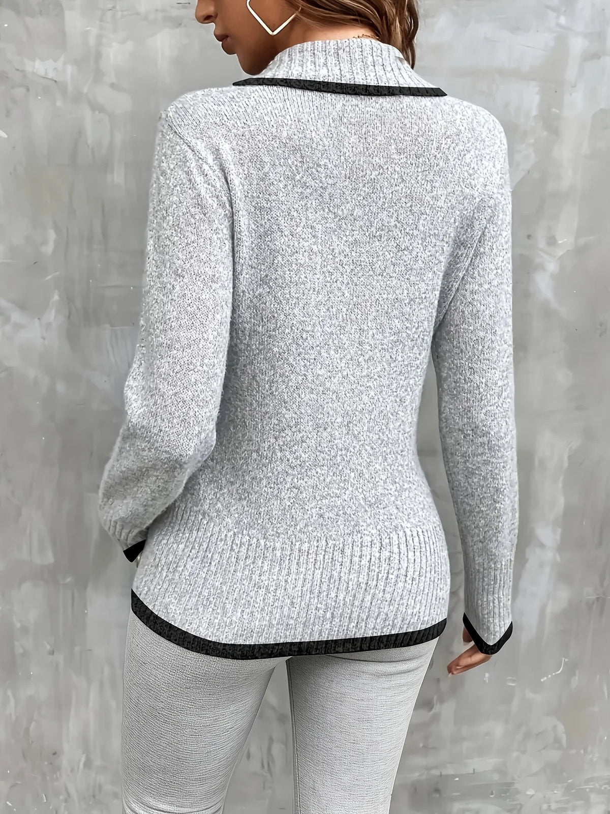 Noémie Wrap Knit Sweater