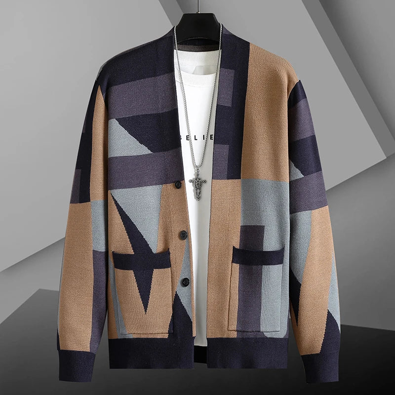 Léon Abstract Cardigan