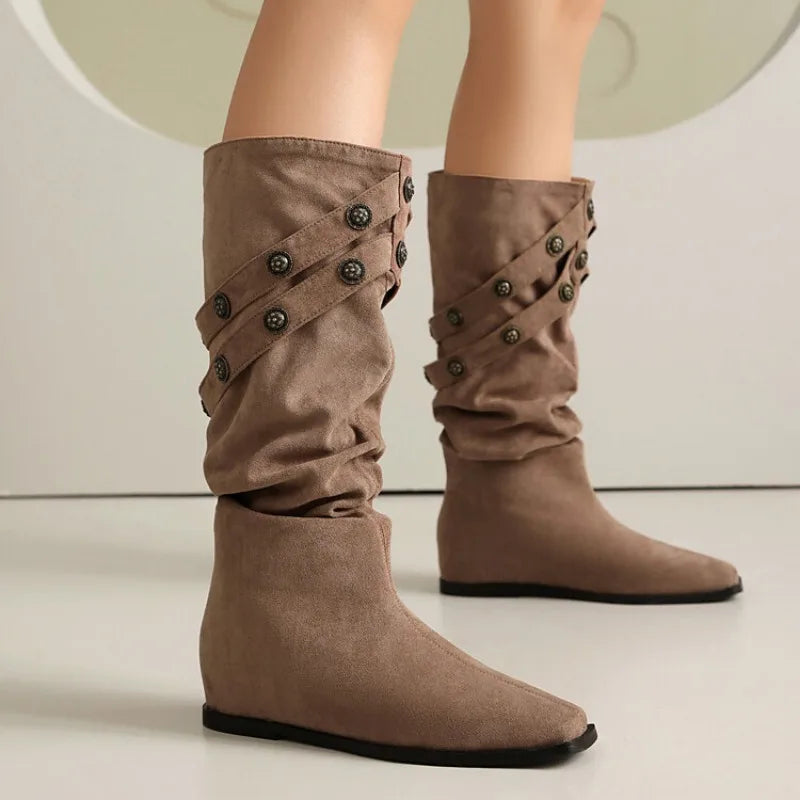 Veyra Rivet Boots