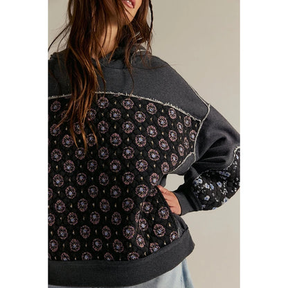 Wren Floral Patchwork Hoodie