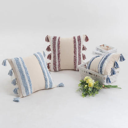 Kaia Boho Fringe Pillow Cover