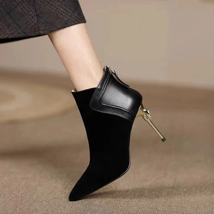 Colette Gold Point Booties