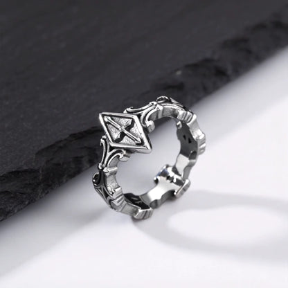 Raven Cross Ring