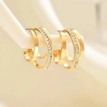 Angelique Layered Hoops
