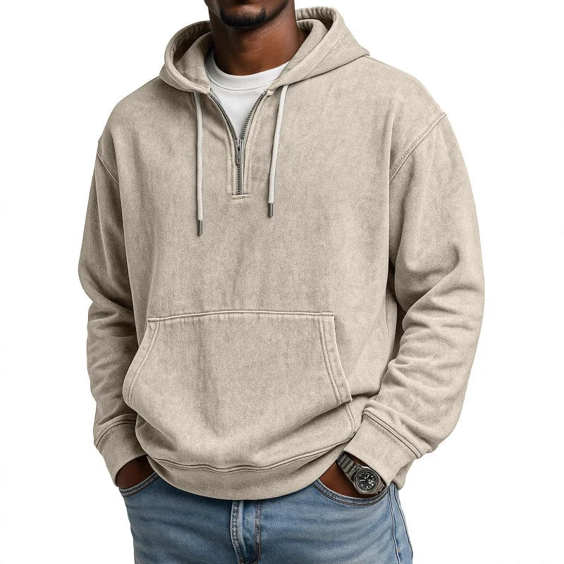 Brixton Washed Zip Hoodie