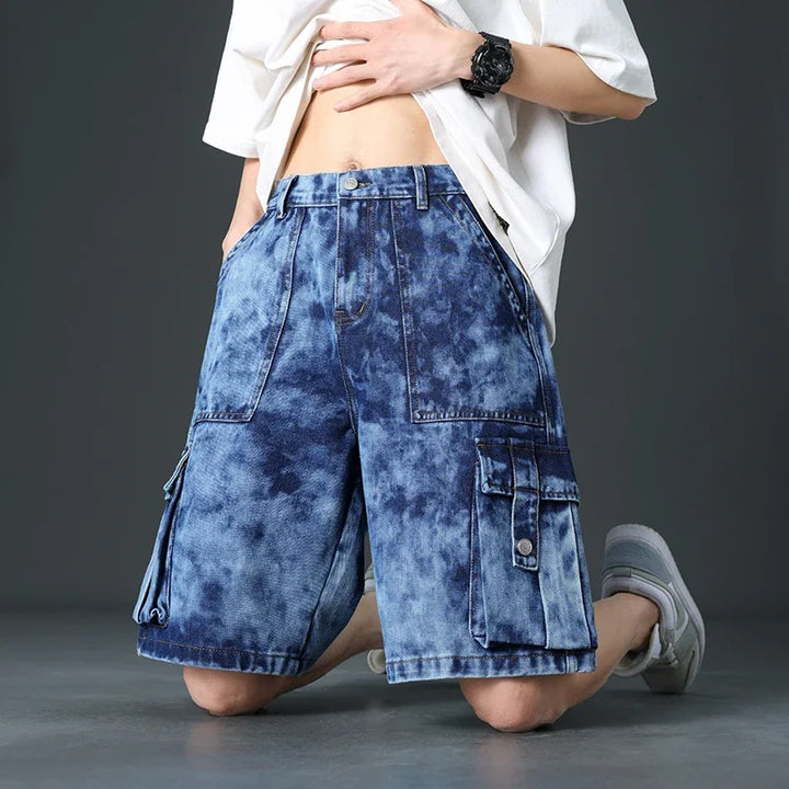 Dustin Denim Cargo Shorts