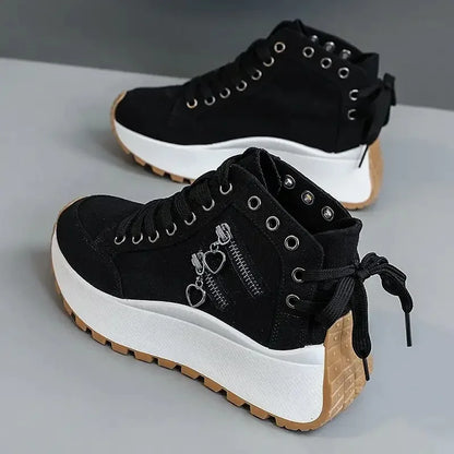 Darcy Canvas Platform Sneakers