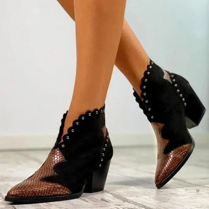Sedona Scallop Western Boots
