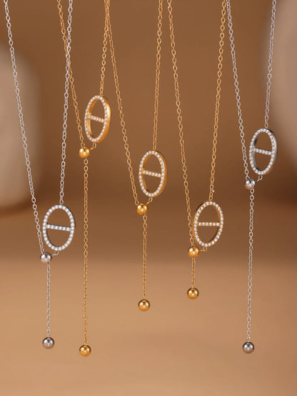 Nadia Drop Pendant Necklace