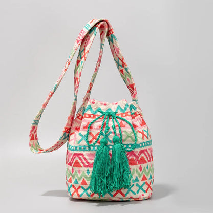 Mira Mosaic Bucket Bag