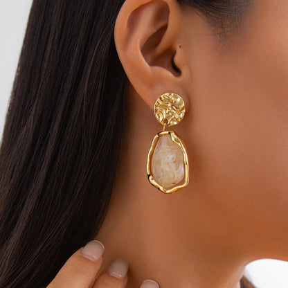 Gabriella Sculpted Drop Earrings
