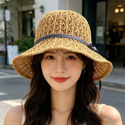 Capri Denim Ribbon Hat