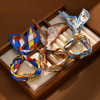Solenne Silk Cuff