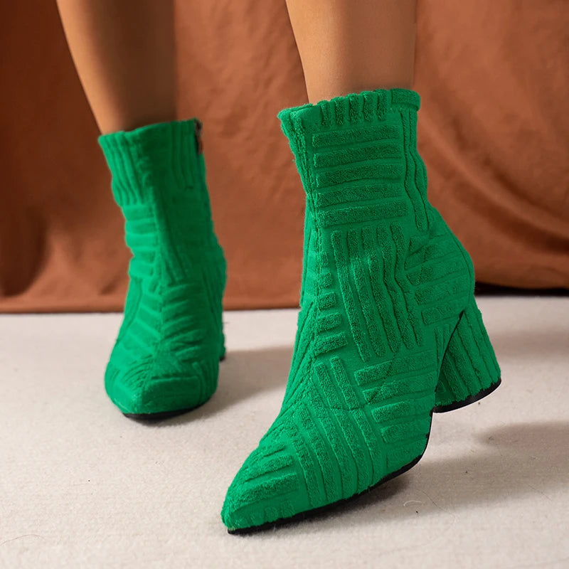 Marais Textured Ankle Boot