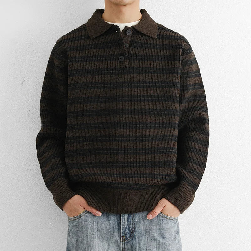 Maxwell Striped Polo