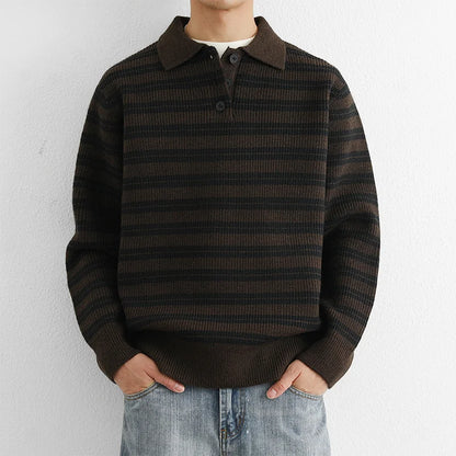 Maxwell Striped Polo