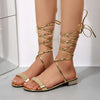 Marcella Lace Up Sandals