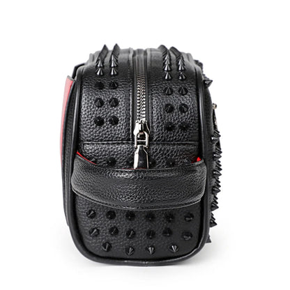 Knox Spiked Leather Clutch