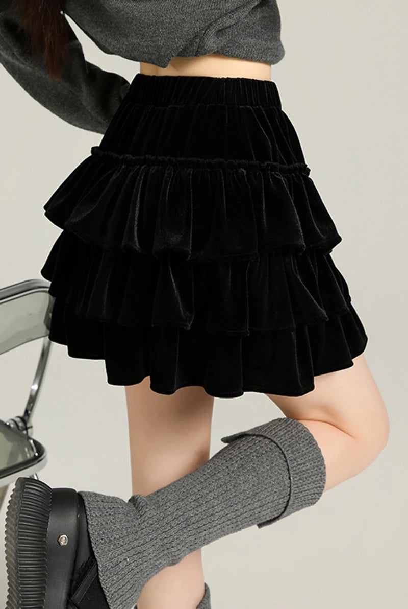 Renée Velvet Skirt