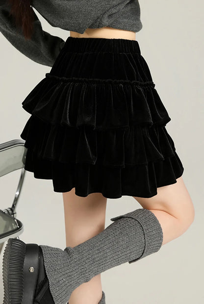 Renée Velvet Skirt