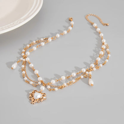 Estelle Layered Pearl Necklace