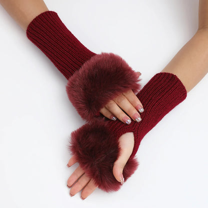 Lana Fur Gloves