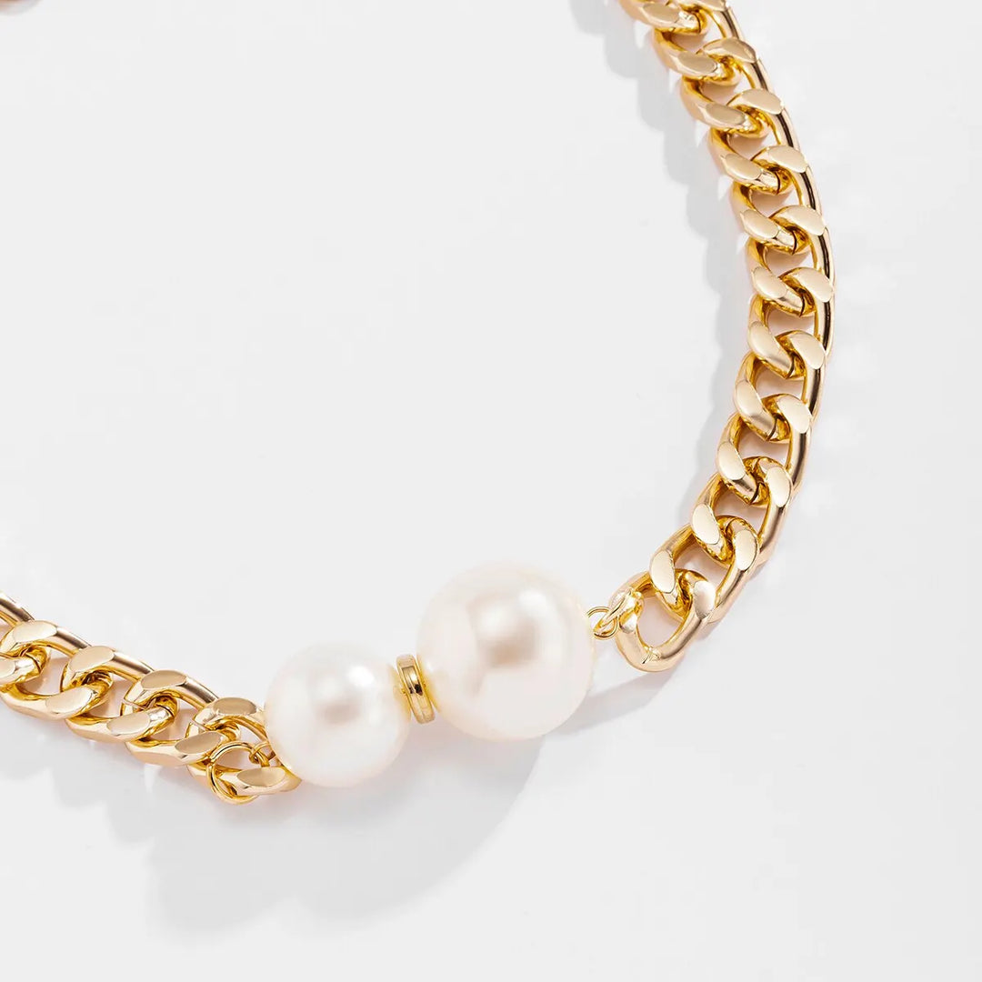 Margaux Pearl Chain Necklace