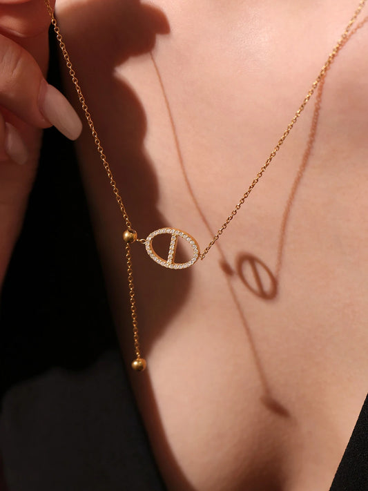 Nadia Drop Pendant Necklace