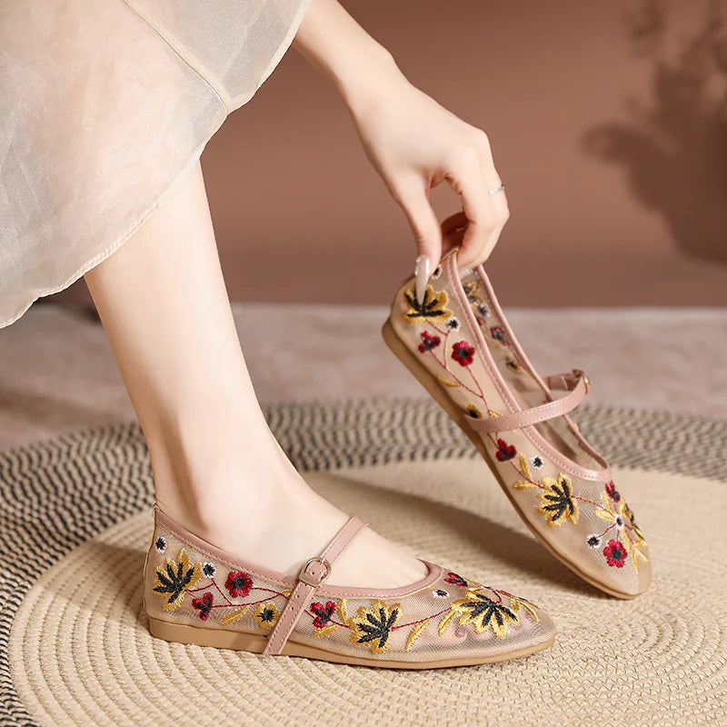 Amara Bloom Ballet Flats