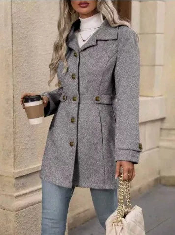 Charlotte Buttoned Trench Coat