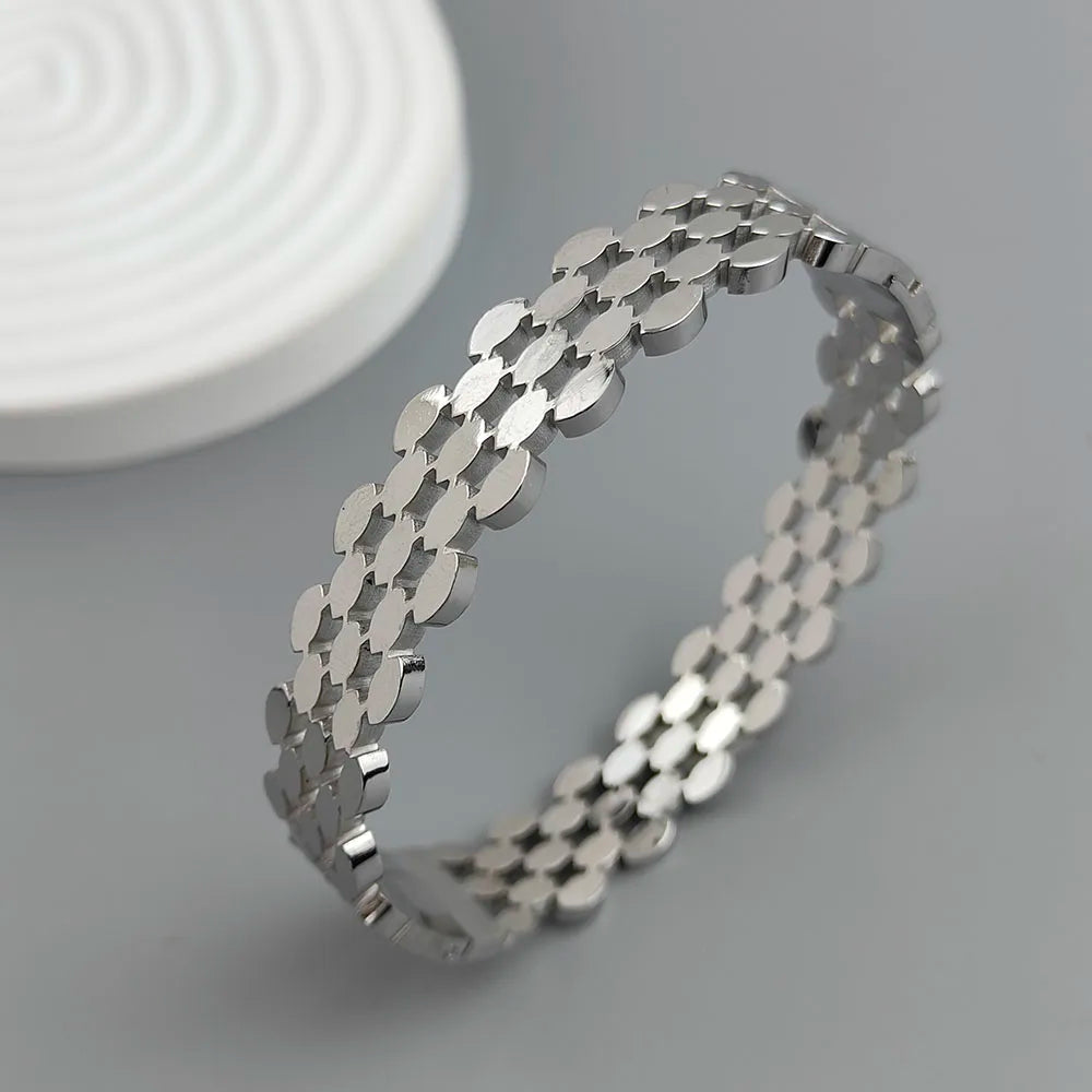 Aria Honeycomb Cuff Bracelet