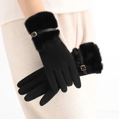 Esmé Fur Accent Gloves