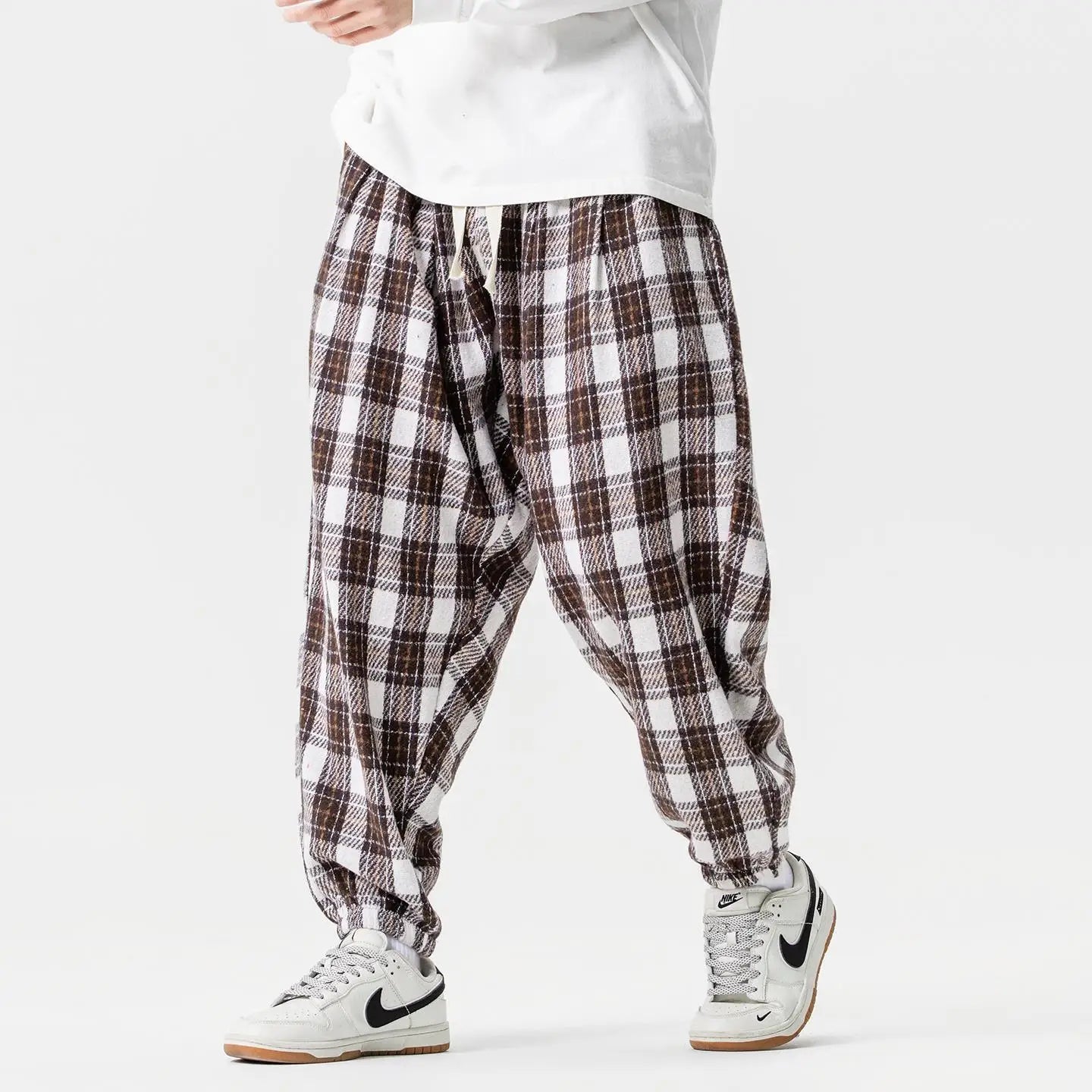 Hudson Plaid Joggers